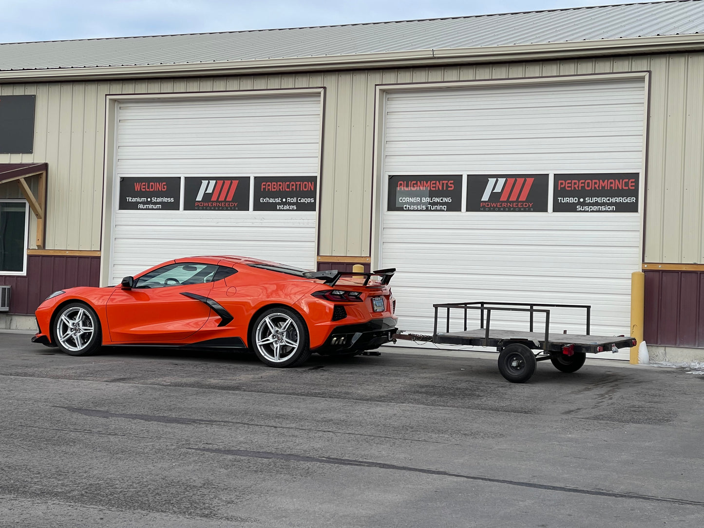 P1 Autoworks C8 Corvette Hitch reciever