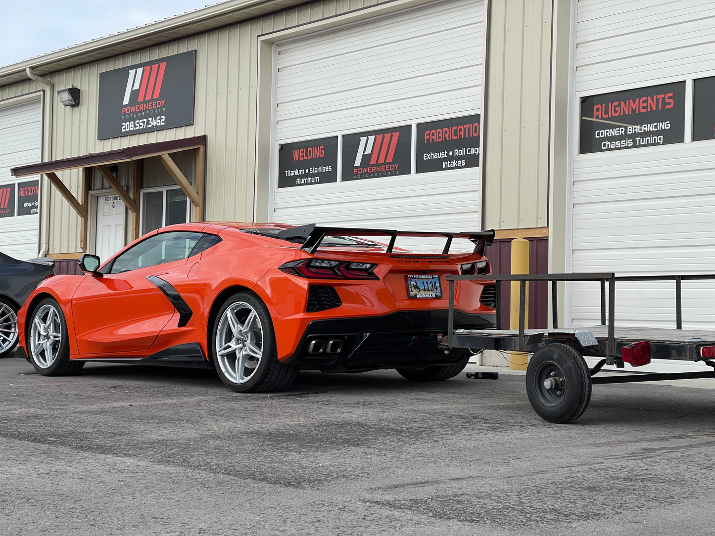 P1 Autoworks C8 Corvette Hitch reciever