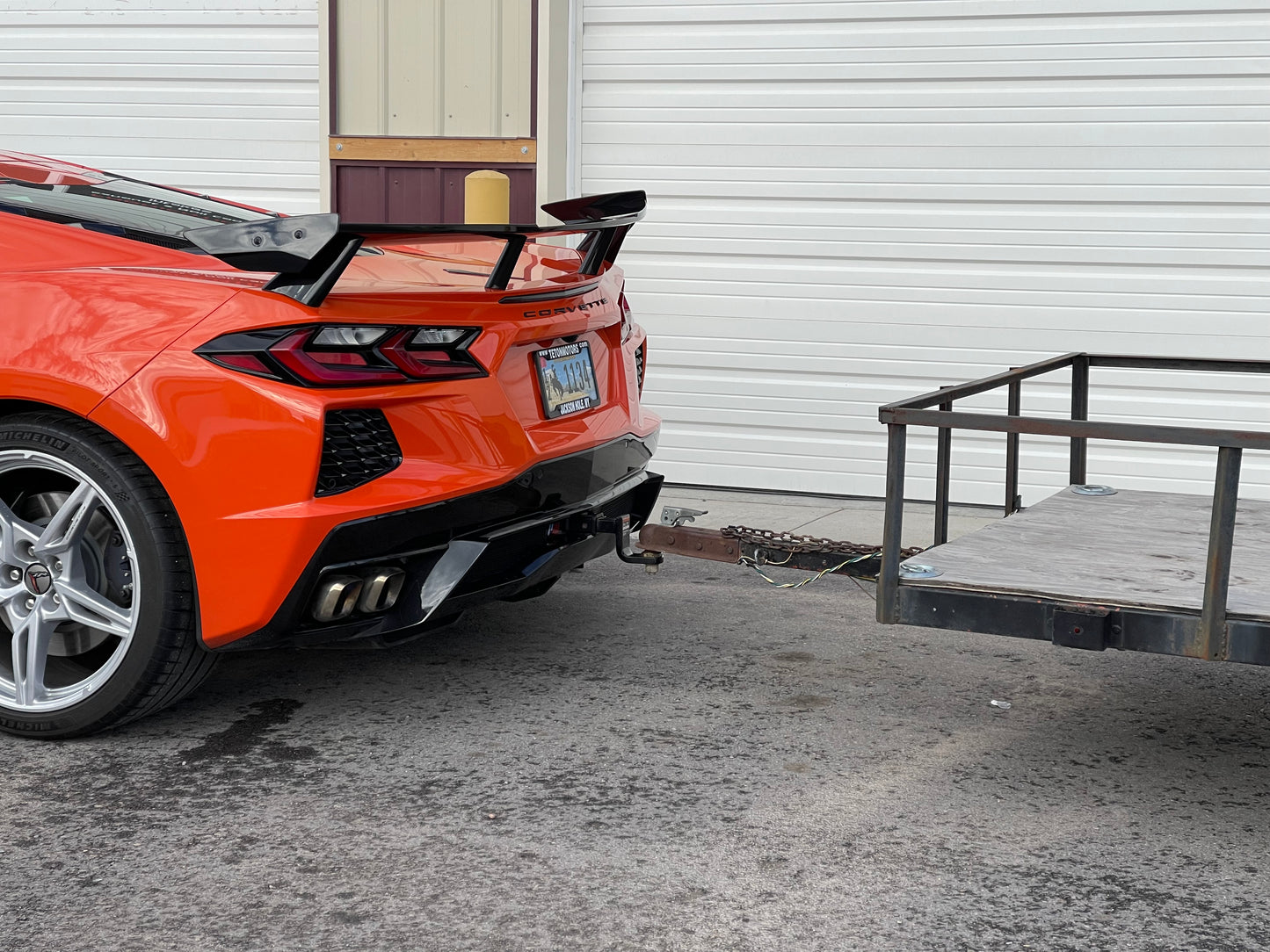 P1 Autoworks C8 Corvette Hitch reciever